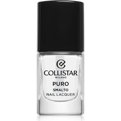 Collistar Puro Long-Lasting Nail Lacquer długotrwały lakier do paznokci odcień 301 Cristallo Puro 10 ml