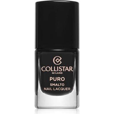 Collistar Puro Long-Lasting Nail Lacquer długotrwały lakier do paznokci odcień 313 Nero Intenso 10 ml