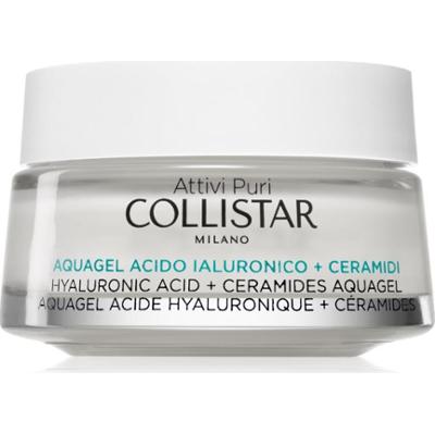Collistar Attivi Puri Hyaluronic Acid + Ceramides Aquagel nawilżający krem-żel z efektem rozjaśniającym z kwasem hialuronowym 50 ml
