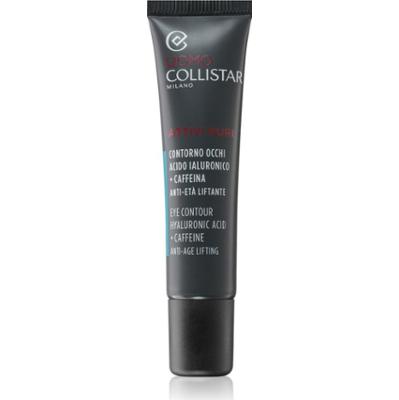 Collistar Uomo Attivi Puri Eye Contour Hyaluronic Acid + Caffeine Eye Contour krem pod oczy rozjaśniający z efektem Anti-age 15 ml