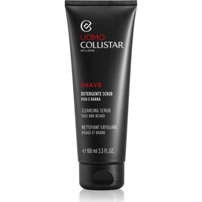 Collistar Uomo Face and Beard Cleansing Scrub peeling oczyszczający przygotowujący skórę do golenia 100 ml