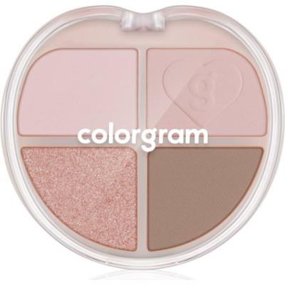 Colorgram Tintin Dory Eyeshadow Palette paletka cieni do powiek i rozświetlaczy odcień 06 Mochi Dory 4 g