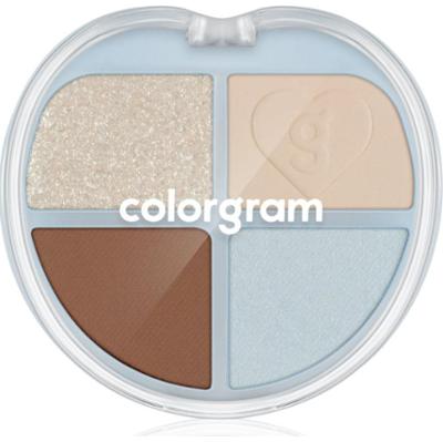 Colorgram Tintin Dory Eyeshadow Palette paletka cieni do powiek i rozświetlaczy odcień 02 Chestnut Dory 4 g
