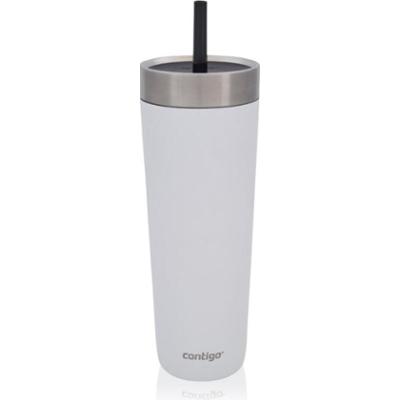 Contigo Luxe Spillproof Tumbler kubek termiczny kolor White 720 ml