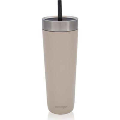Contigo Luxe Spillproof Tumbler kubek termiczny kolor Light Brown 720 ml