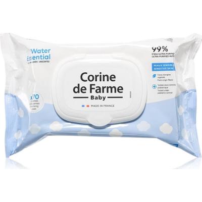 Corine de farme Water Wipes delikatne nawilżane chusteczki dla dzieci 70 szt.