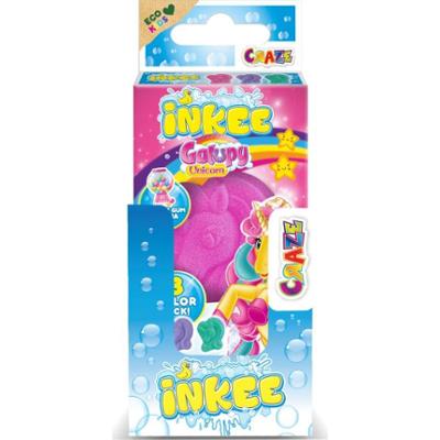 Craze INKEE Galupy Unicorn kule do kąpieli dla dzieci 3x15 g