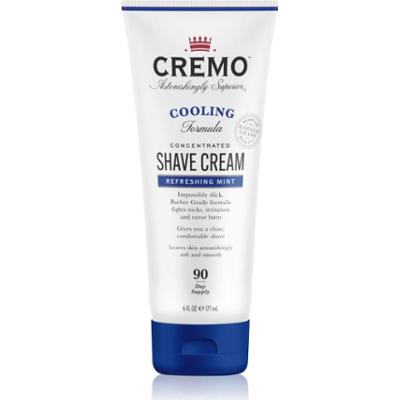 Cremo Refreshing Mint Cooling Shave Cream krem do golenia w tubce dla mężczyzn 177 ml