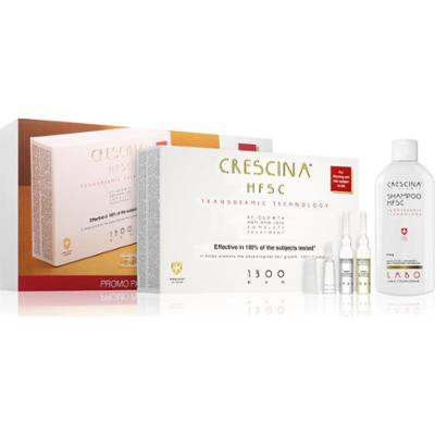 Crescina Transdermic 1300 Re-Growth and Anti-Hair Loss pielęgnacja wspierająca porost włosów i zapobiegająca ich wypadaniu dla mężczyzn výhodné balení