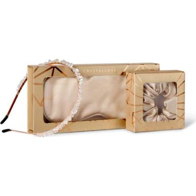 Crystallove Gold Silk Set zestaw do włosów