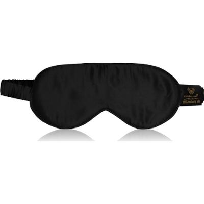 Crystallove Silk Eye Mask maska do spania Black 1 szt.