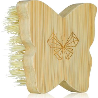 Crystallove Bamboo Butterfly Agave Body Brush Travel Size szczotka do masażu do ciała 1 szt.