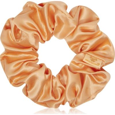 Crystallove Mulberry Silk Scrunchie jedwabna gumka do włosów Peach fuzz 1 szt.