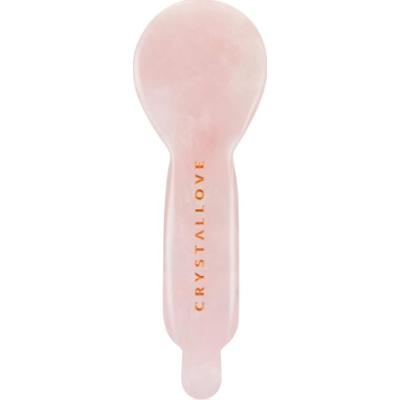 Crystallove Rose Quartz Spoon Eye Gua Sha masażer do okolic oczu 1 szt.