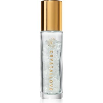 Crystallove Clear Quartz Oil Bottle roll-on z kryształkami napełnialny 10 ml