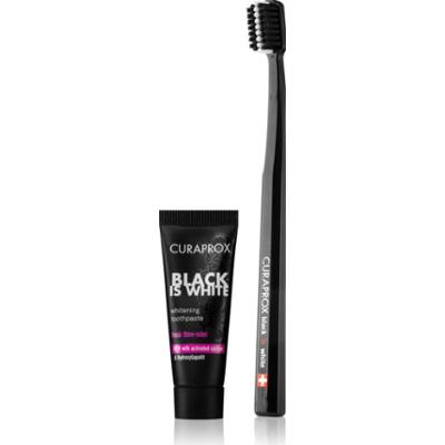 Curaprox Black is White zestaw do pielęgnacji zębów