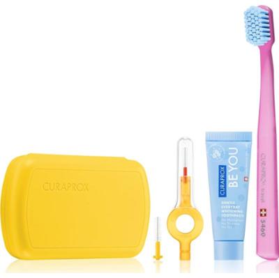 Curaprox Travel Set zestaw podróżny do zębów, języka i dziąseł