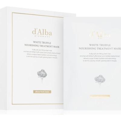 d'Alba White Truffle Nourishing Treatment Mask intensywnie nawilżająca maseczka do twarzy o działaniu uspokajającym 5x25 ml