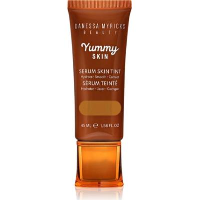 Danessa Myricks Beauty Yummy Skin Serum Skin Tint nawilżający podkład z efektem wygładzającym odcień 12 - Dark Skin with Golden Undertones 100 ml