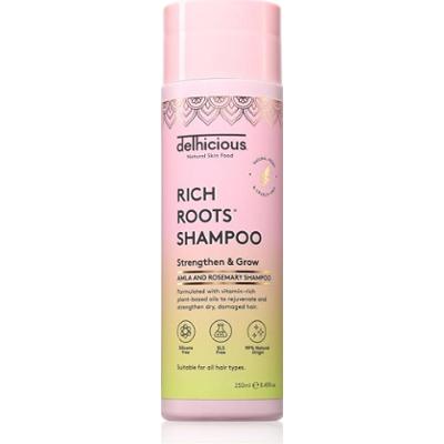 delhicious RICH ROOTS Strengthen & Moisturise Shampoo szampon wzmacniający o działaniu nawilżającym 250 ml