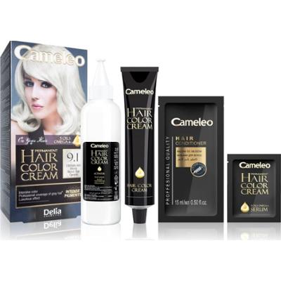 Delia Cosmetics Cameleo Omega trwała farba do włosów odcień 9.1 Ultimate Ash Blonde