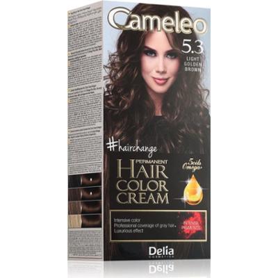 Delia Cosmetics Cameleo Omega trwała farba do włosów odcień 5.3 Light Golden Brown 1 szt.