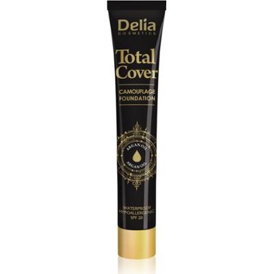 Delia Cosmetics Total Cover podkład wodoodporny SPF 20 odcień 56 Tan 25 g