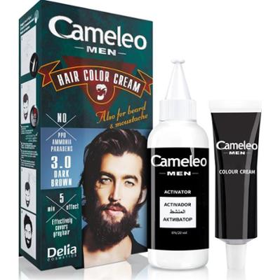 Delia Cosmetics Cameleo Men farba do włosów odcień 3.0 Dark Brown 30 ml