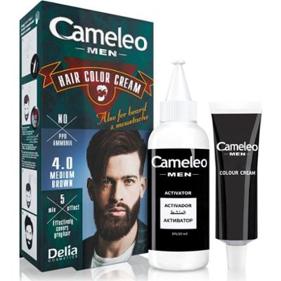 Delia Cosmetics Cameleo Men farba do włosów odcień 4.0 Medium Brown 30 ml