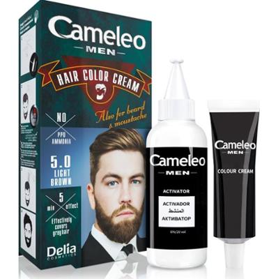 Delia Cosmetics Cameleo Men farba do włosów odcień 5.0 Light Brown 30 ml