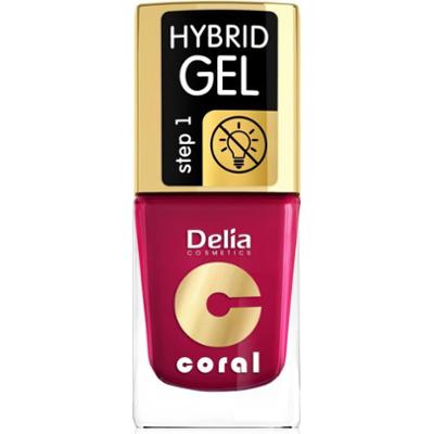 Delia Cosmetics Coral Nail Enamel Hybrid Gel lakier hybrydowy do paznokci odcień 06 11 ml