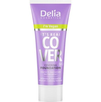 Delia Cosmetics It's Real Cover podkład kryjący odcień 203 Latte 30 ml
