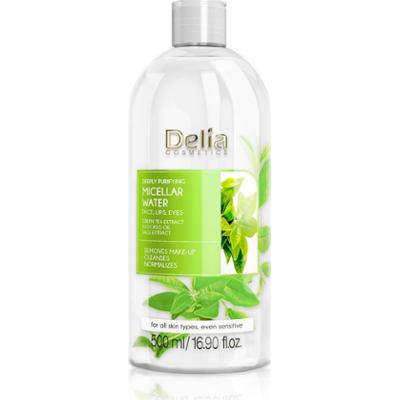 Delia Cosmetics Micellar Water Green Tea odświeżający i oczyszczający płyn micelarny 500 ml