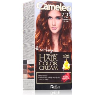 Delia Cosmetics Cameleo Omega trwała farba do włosów odcień 7.34 Cinnamon Blond 1 szt.