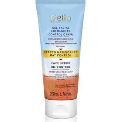 Delia Cosmetics Oil Control peeling do twarzy z kwasem salicylowym 200 ml