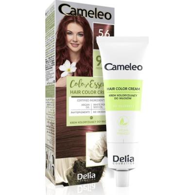 Delia Cosmetics Cameleo Color Essence farba do włosów w tubce odcień 5.6 Mahogany Brown 75 g