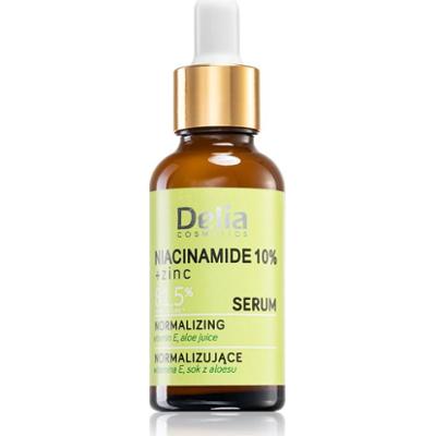 Delia Cosmetics Niacinamide 10% + zinc serum regenerujące do twarzy, szyi i dekoltu 30 ml