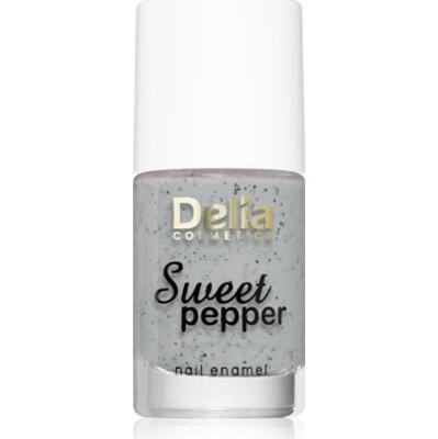 Delia Cosmetics Sweet Pepper Black Particles lakier do paznokci odcień 01 Cloudy 11 ml