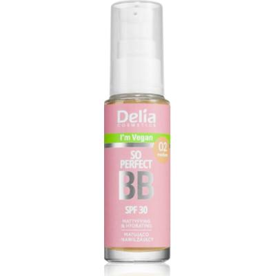 Delia Cosmetics BB So Perfect matujący krem BB o działaniu nawilżającym odcień 02 Medium 30 ml