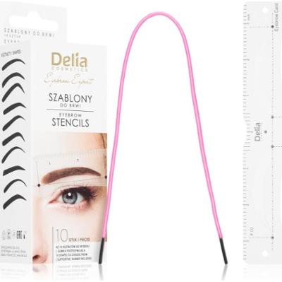 Delia Cosmetics Eyebrow Expert Eyebrow Stencils szablony do brwi 1 szt.
