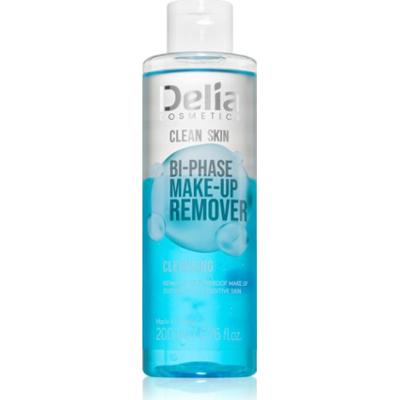 Delia Cosmetics Clean Skin dwufazowy płyn do demakijażu do twarzy i okolic oczu 200 ml