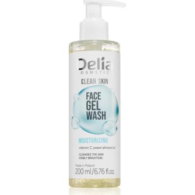 Delia Cosmetics Clean Skin nawilżający żel oczyszczający do twarzy 200 ml