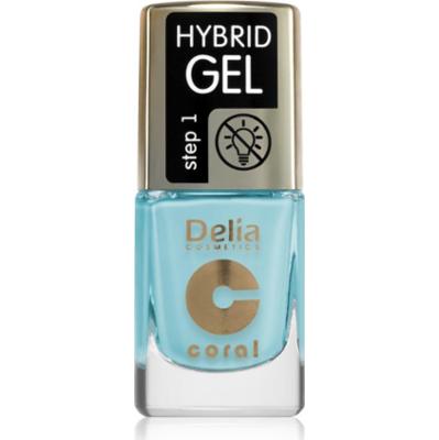 Delia Cosmetics Coral Nail Enamel Hybrid Gel lakier hybrydowy do paznokci odcień 140 11 ml
