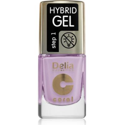 Delia Cosmetics Coral Nail Enamel Hybrid Gel lakier hybrydowy do paznokci odcień 141 11 ml