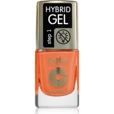 Delia Cosmetics Coral Nail Enamel Hybrid Gel lakier hybrydowy do paznokci odcień 143 11 ml