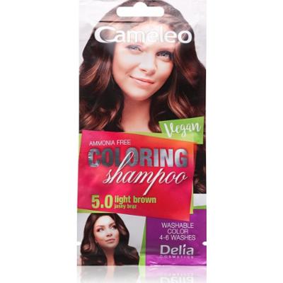 Delia Cosmetics Cameleo Coloring Shampoo szampon tonujący do włosów odcień 5.0 Light Brown 40 ml