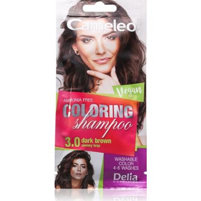 Delia Cosmetics Cameleo Coloring Shampoo szampon tonujący do włosów odcień 3.0 Dark Brown 40 ml