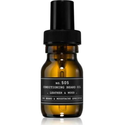 Depot 500 BEARD & MOUSTACHE SPECIFICS NO. 505 CONDITIONING BEARD OIL olejek do brody Leather & Wood 30 ml