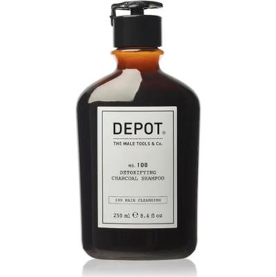 DEPOT 100 HAIR CLEANSING NO. 108 DETOXIFYING CHARCOAL SHAMPOO szampon oczyszczająco-detoksykujący do wszystkich rodzajów włosów 250 ml