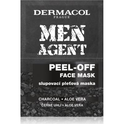 Dermacol Men Agent maseczka złuszczająca przeciw zaskórnikom z aktywnym węglem dla mężczyzn 15 ml